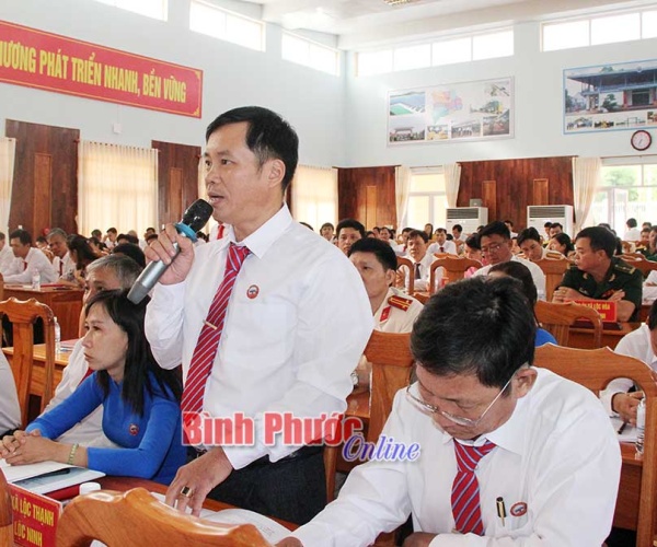 Đồng chí Lê Trường Sơn tái đắc cử Bí thư Huyện ủy Lộc Ninh